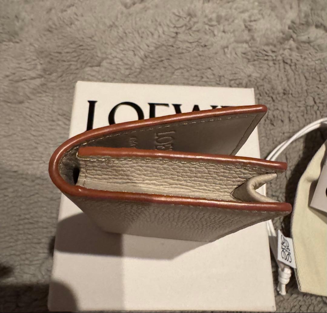 【美品】LOEWE アナグラムビジネスカードホルダーC821M97X02