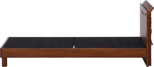 【新品・送料無料】木製ベッド　宮・ＬＥＤライト付