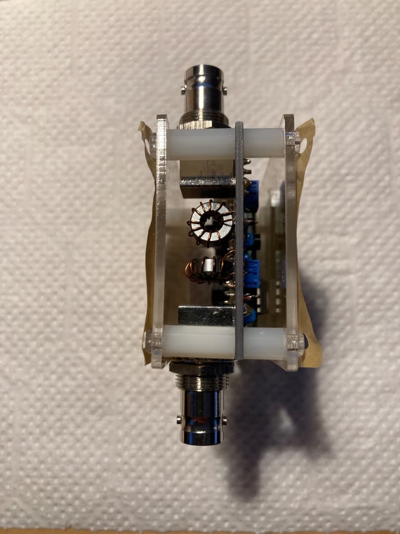 【値下】小型QRP用通過型VSWR メーター・キット組立調整済 HF/50MHz