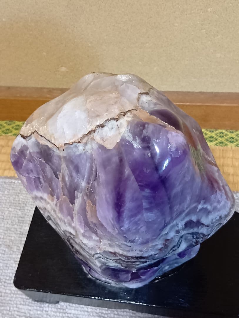 ‼️最終値下げ16000円‼️シェブロンアメジスト原石、メノウ2点セット‼️