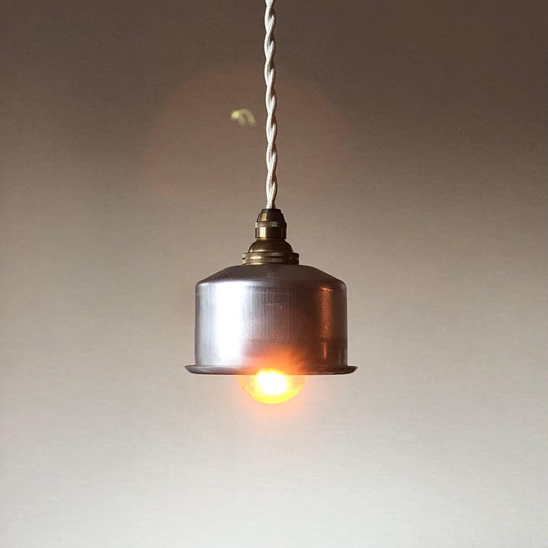 北欧ビンテージシェードのペンダントライト 真鍮ソケット リビングインテリア 照明