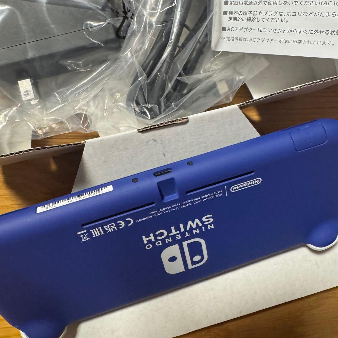 【美品】Nintendo Switch lite 任天堂 スイッチライト ブルー