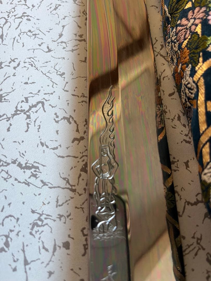 柳刃包丁　水本焼　極上　尺ニ寸