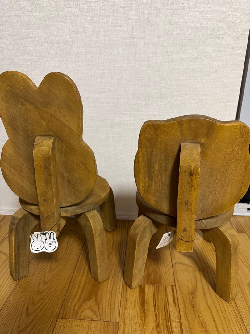 ミッフィー グランティ スタディオクリップ スツール キッズチェア 木製