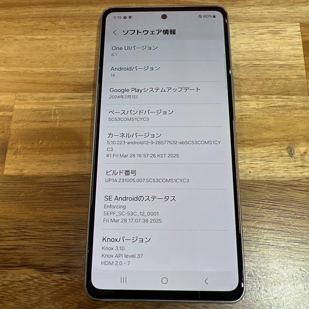 C821 docomo SIMフリーGalaxy A53 5G SC53C