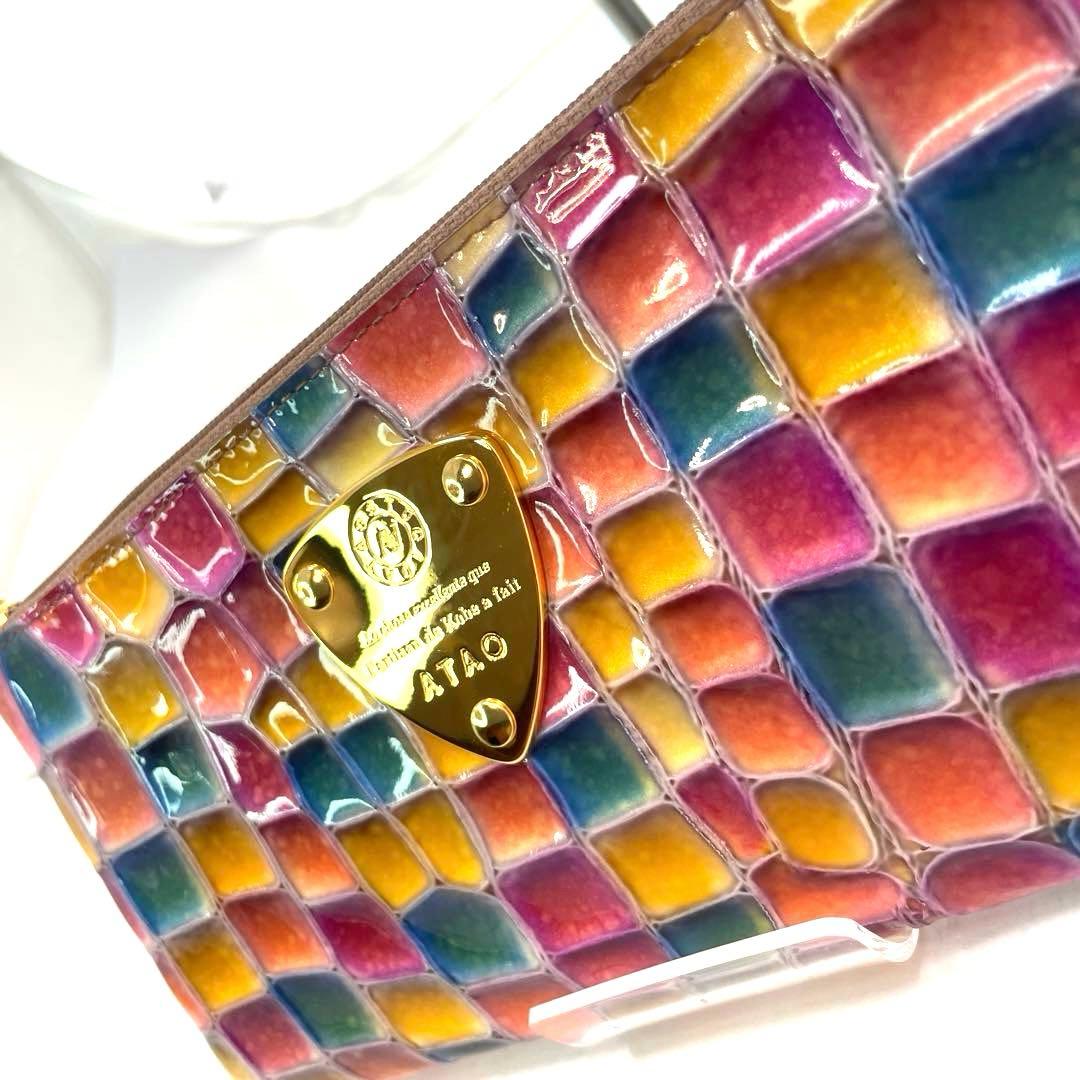 ATAO アタオ　リモ　ヴィトロ　L字ファスナー　長財布　ロングウォレット