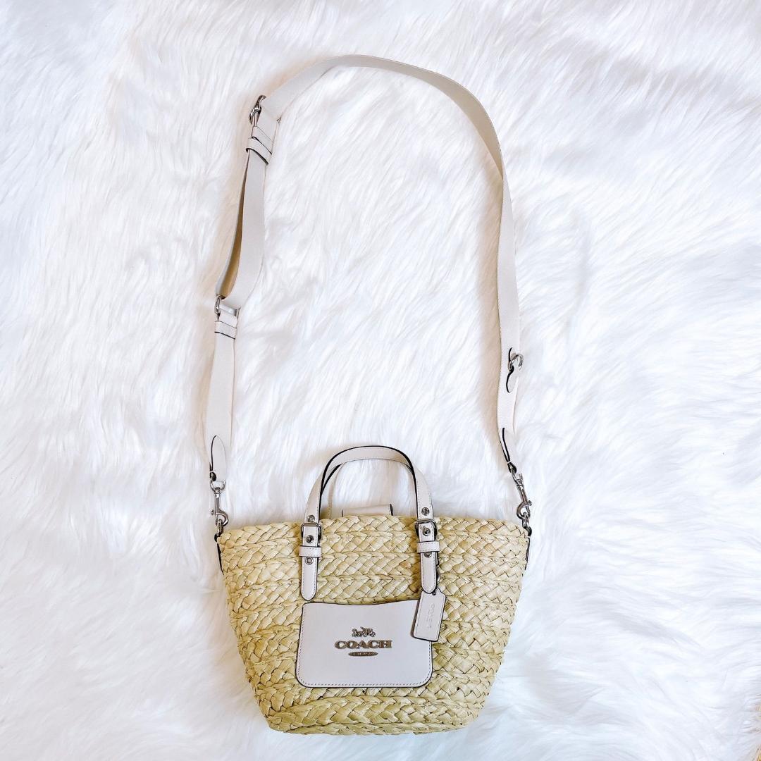 コーチ CJ519 ショルダーバック 2WAY　ハンドバック　カゴバック