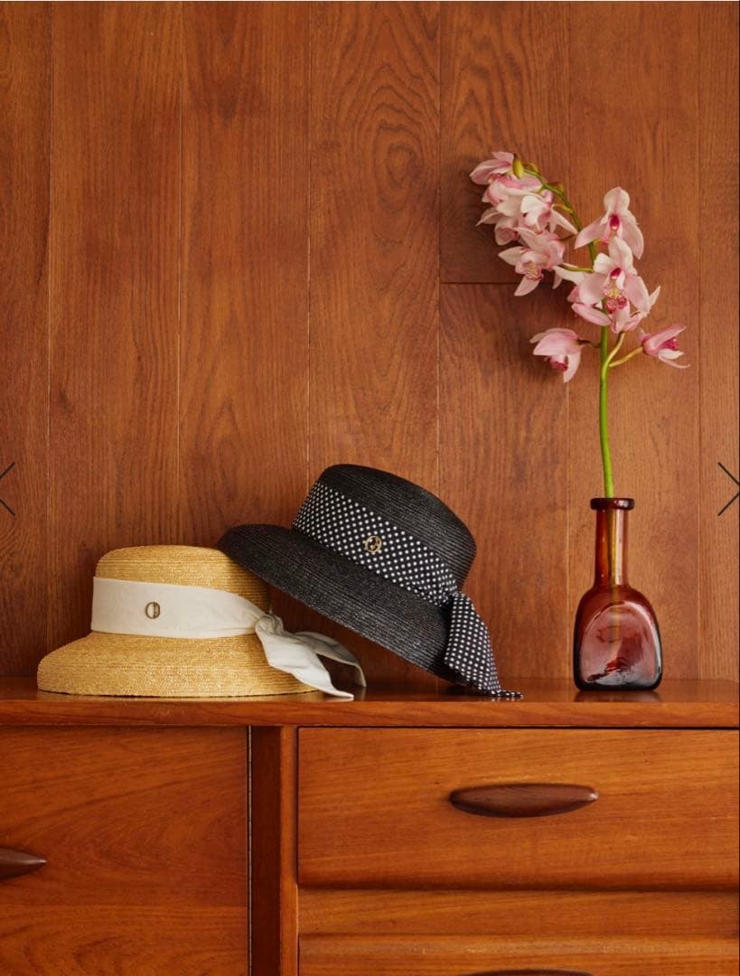 Chapeau d' O シャポードオー 未使用 カサブランカ ブラウン 帽子