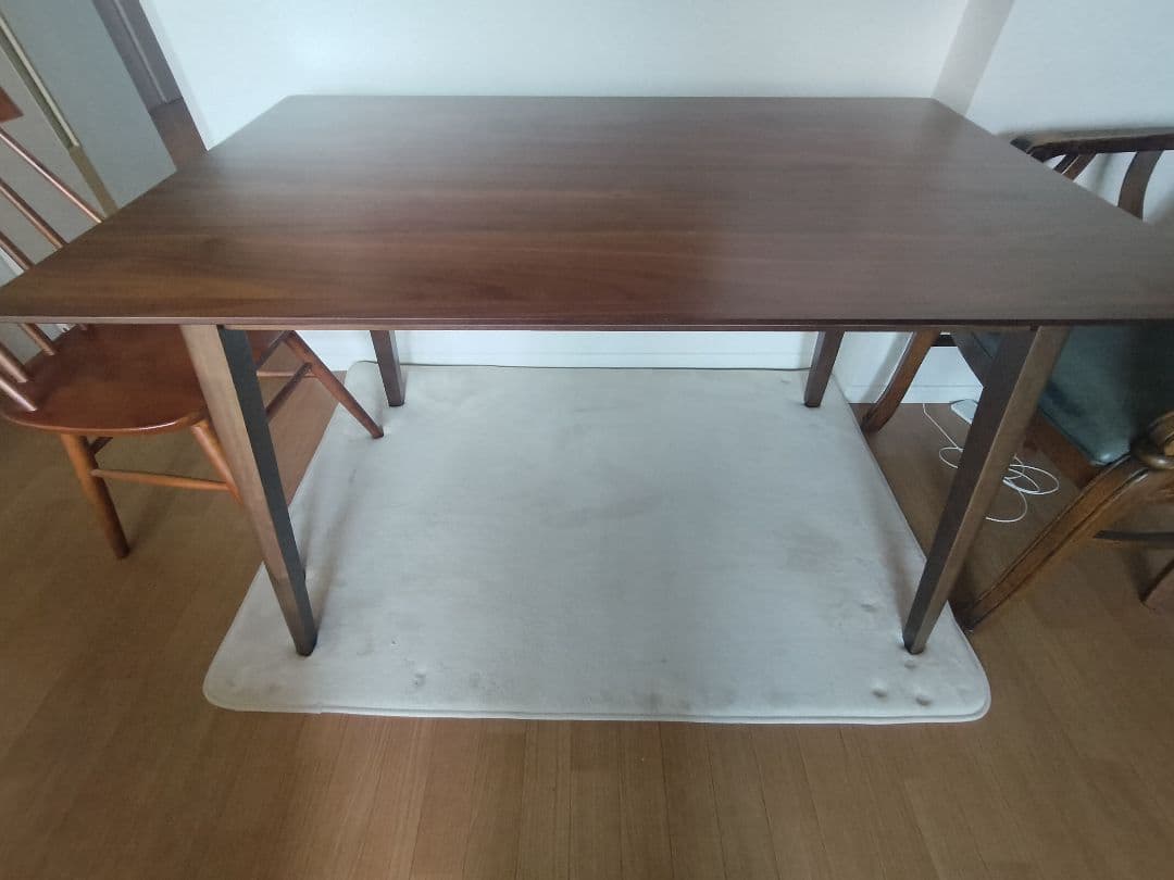 アイリスオーヤマ ダイニングテーブル ウォールナット