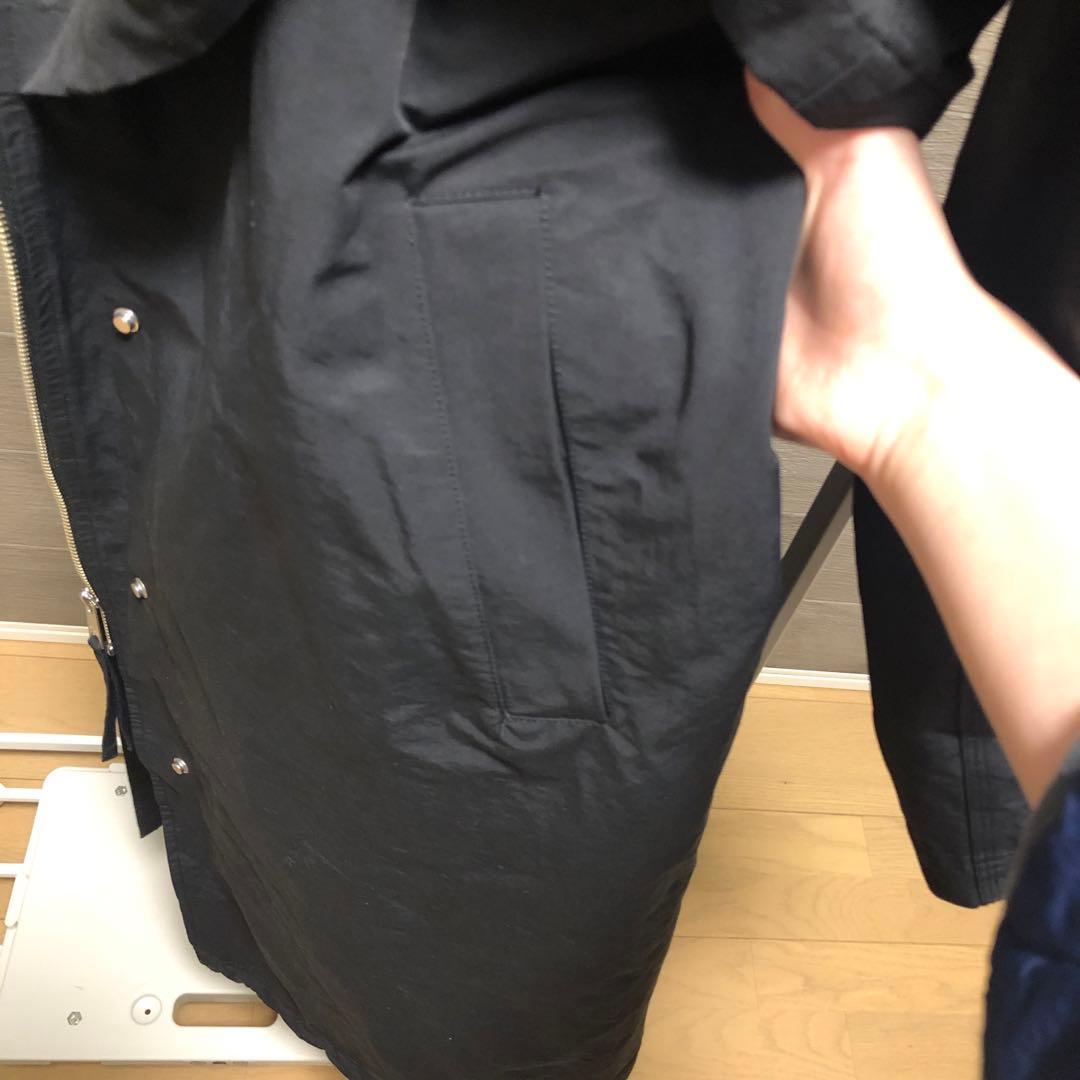 Todayful モッズコート 黒 ナイロン ロング丈
