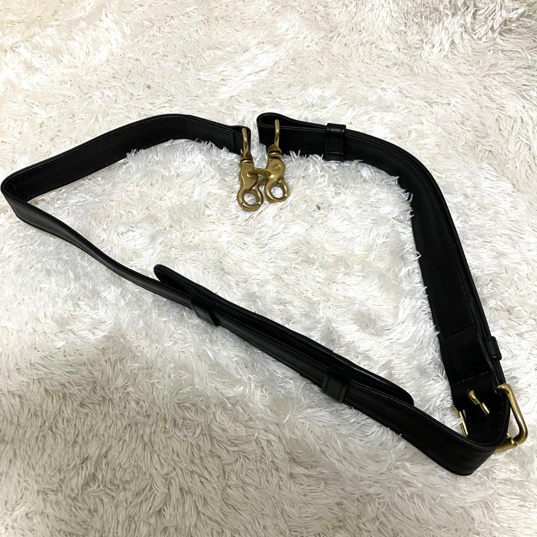 美品✨オールドコーチ USA製 ボストンバッグ レザー ブラック 2way