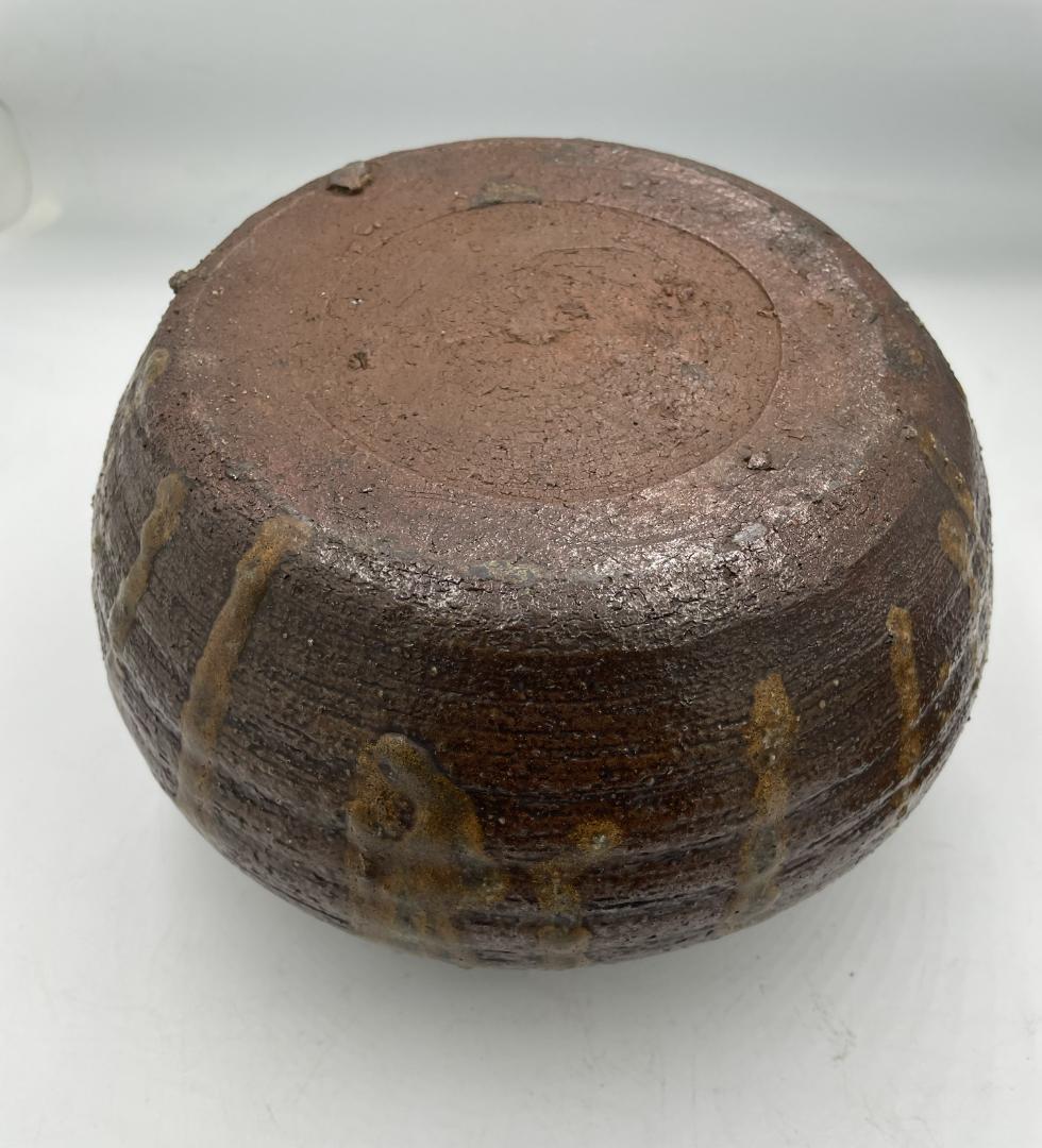 備前焼（古備前）丸形ボウル 茶色