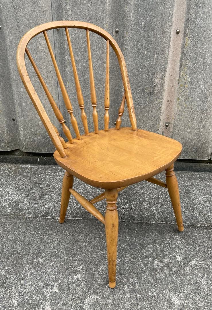 ビンテージ/飛騨家具/WINDS/太平/ウィンザーチェア/フープバックチェア/②