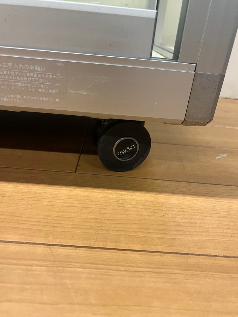 exceedショーケース　ショップ用ガラスショーケース　送料込み