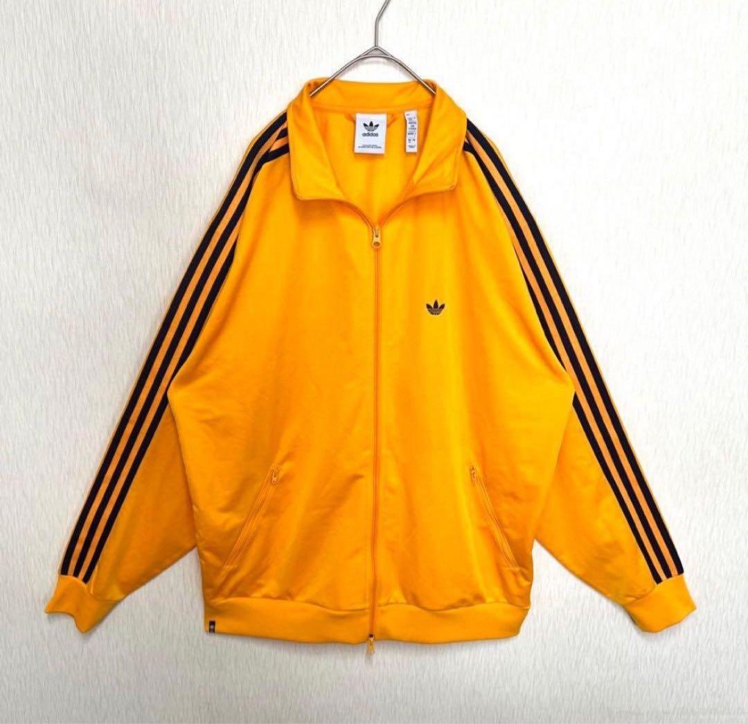 【人気モデル‼️】adidas ベッケンバウアー ジャージ オレンジ S 古着