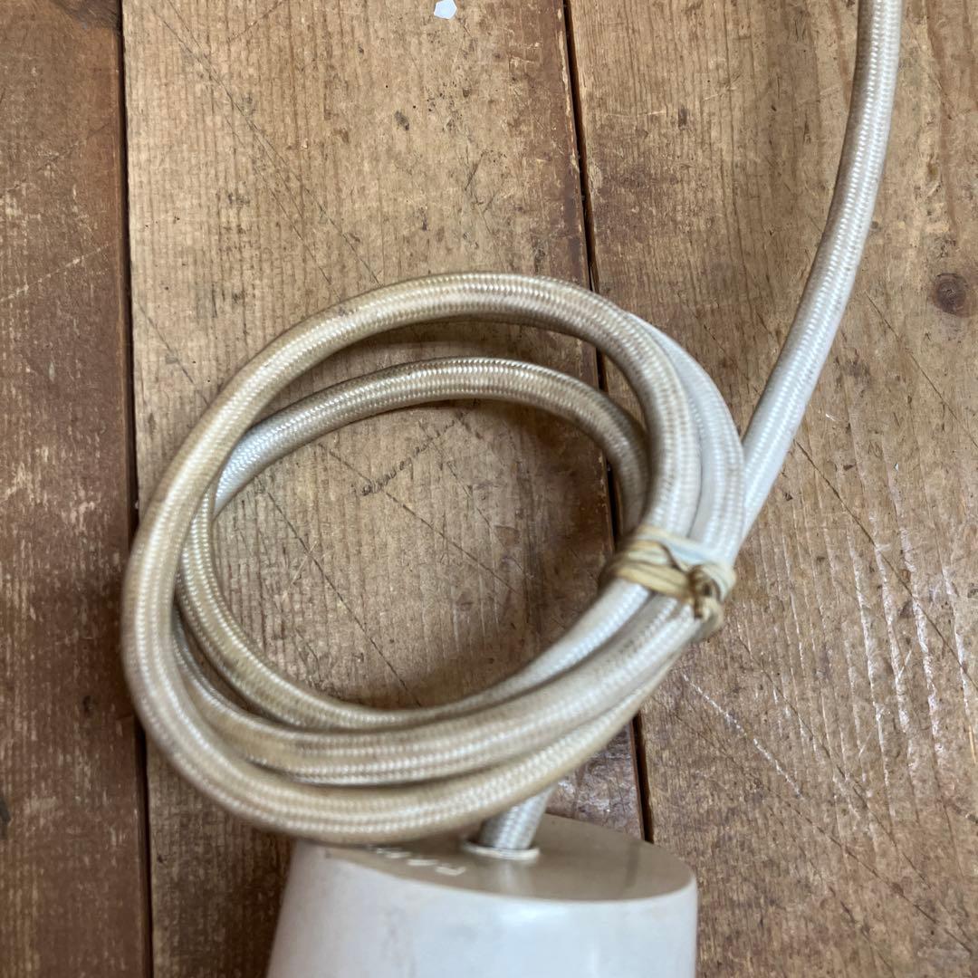 D-2 ② 昭和レトロ フリル型 ガラスシェード ペンダントライト シーリング