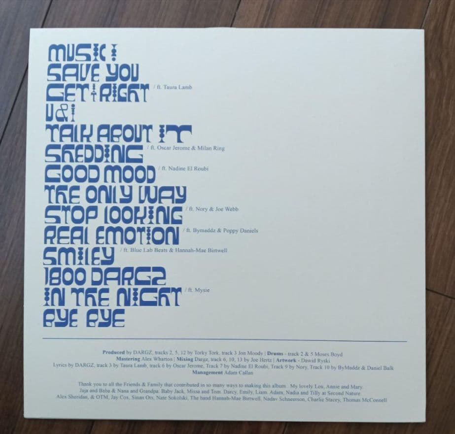 【激レア】DARGZ / FRIENDS & FAMILY（LP）自主盤レコード