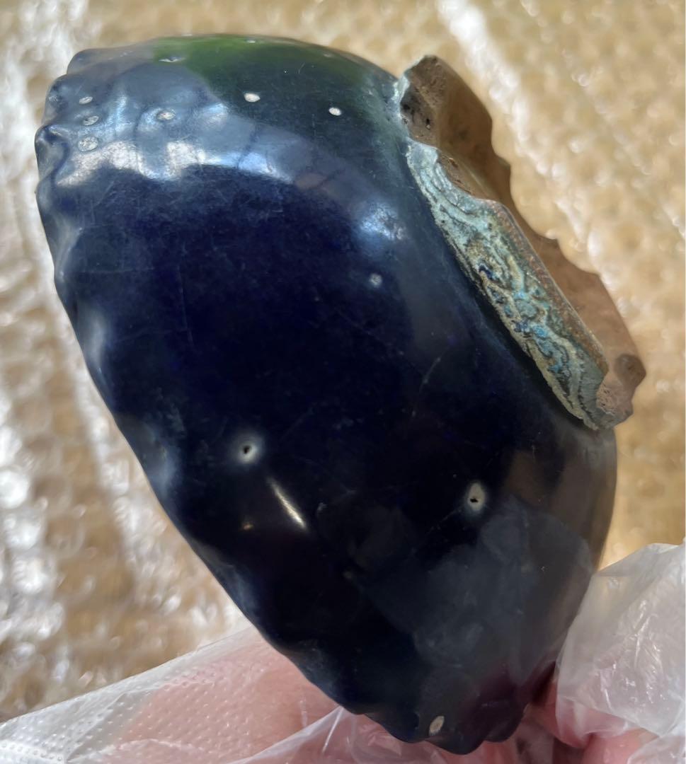 林沐雨　小品　盆栽鉢　レトロ　　(A7)