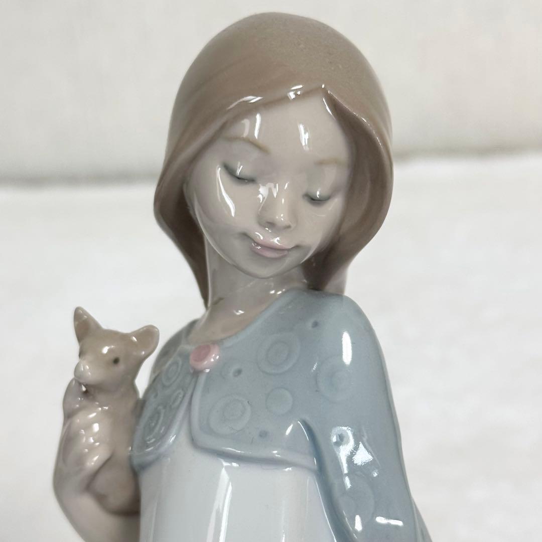 【特価】NAO リヤドロ　少女と子犬　少年　2体セット