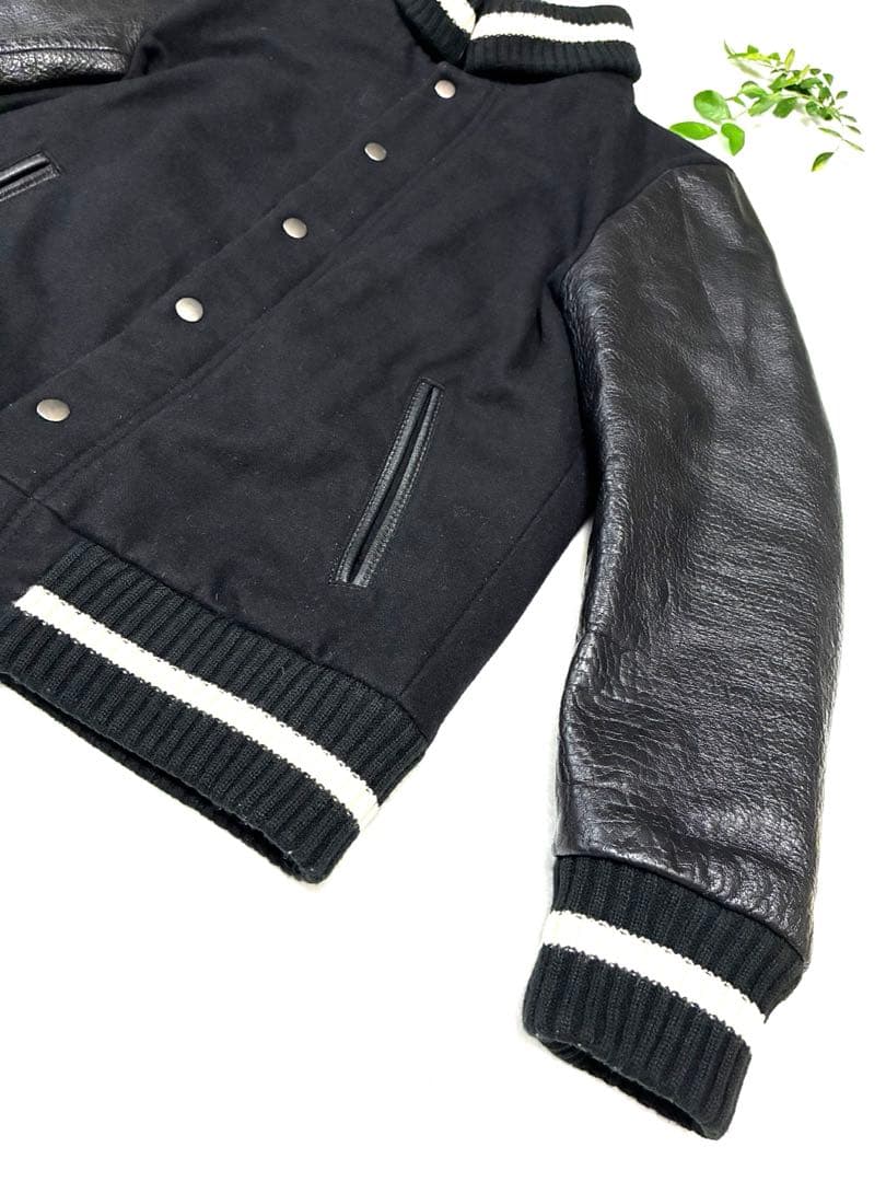 nano・universe ナノ・ユニバース スタジャン レザー ジャケット M