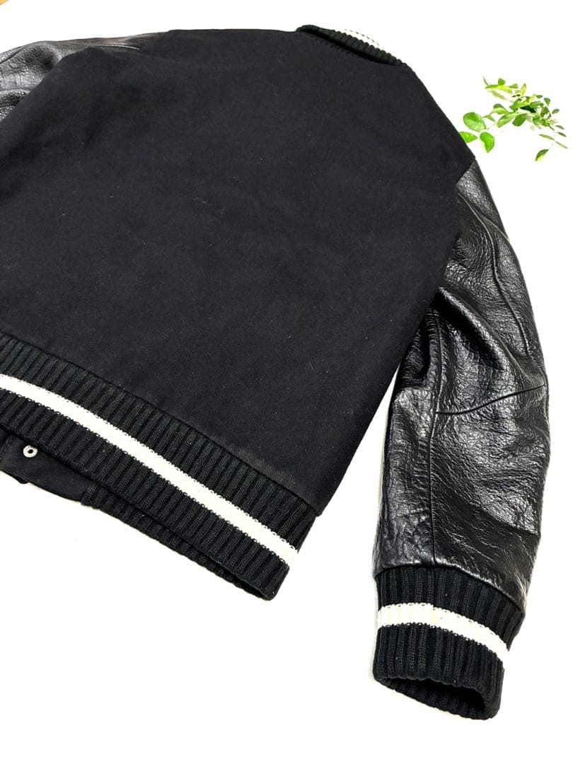 nano・universe ナノ・ユニバース スタジャン レザー ジャケット M