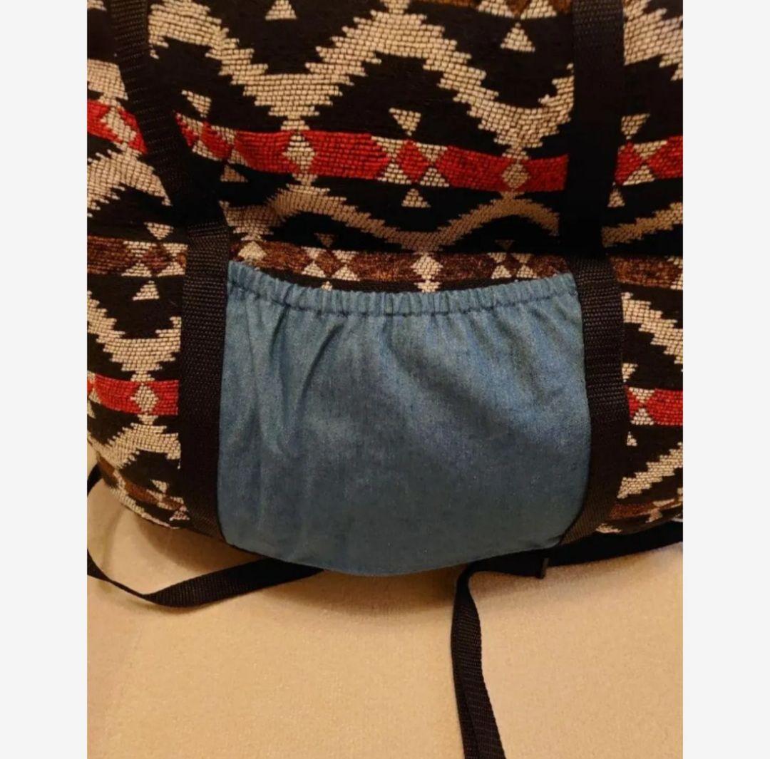 DOG DEPT ドッグデプト 幾何学模様 犬用ドライブベッド クッション