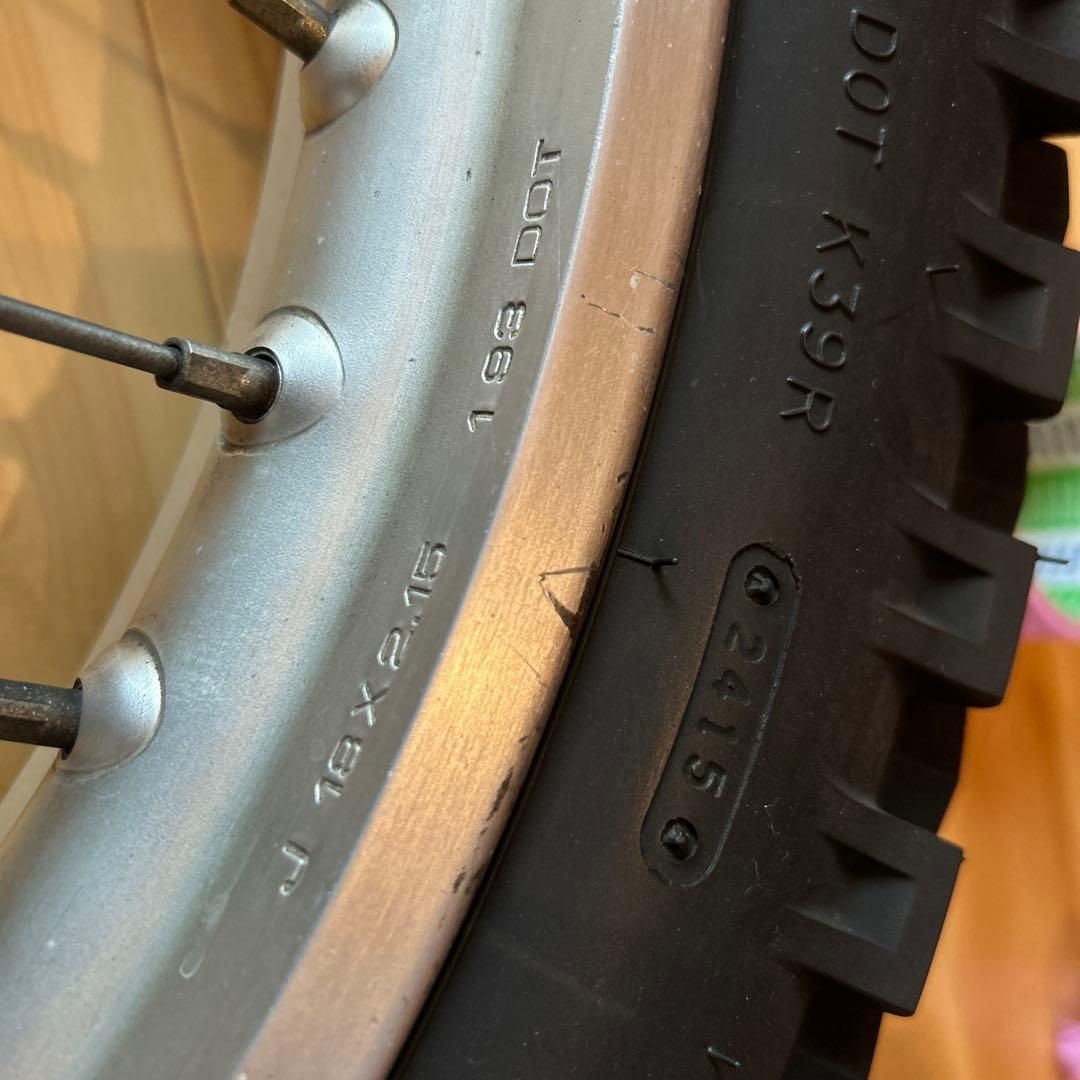 CRM250Rp純正前後ホイール