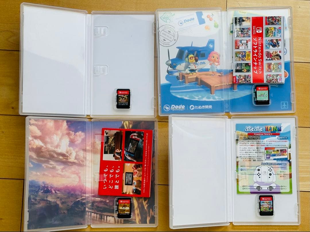 Switchソフト5点まとめ売り　あつまれどうぶつの森 ゼルダの伝説　ぷよぷよ