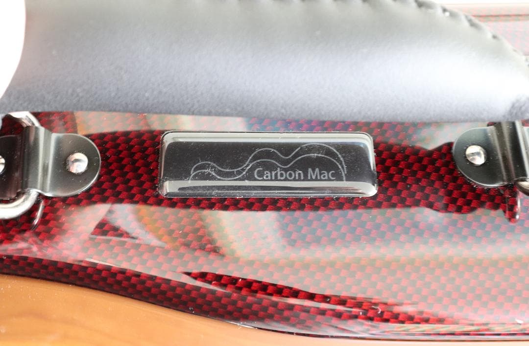 ハードケース Carbon Mac CFV-2 スリム ワインレッド