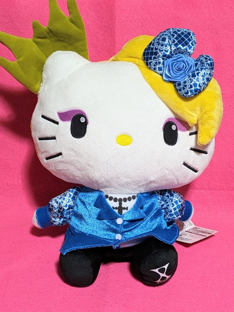 ♡超希少♡YOSHI　KITTY✭BIG ぬいぐるみ　マスコット✭青衣装✮