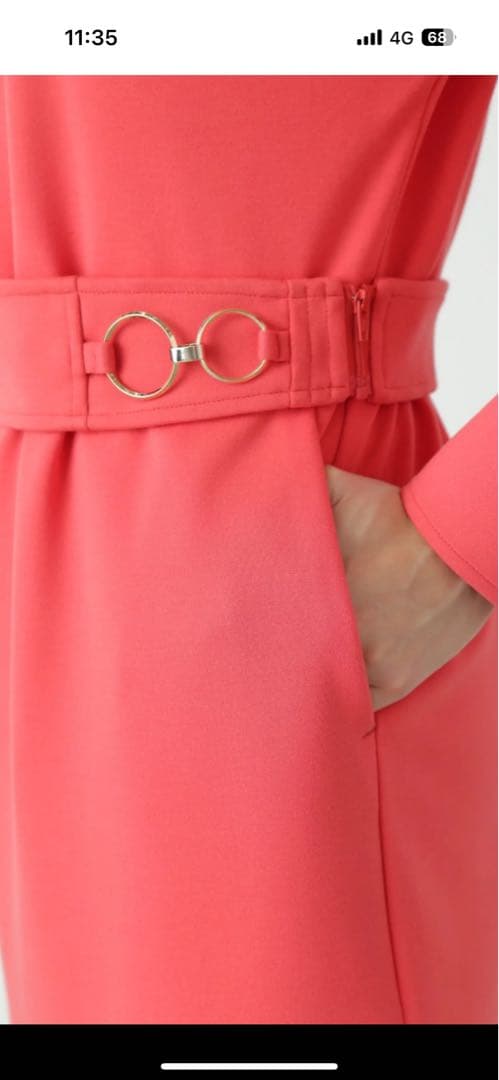 ピンキーアンドダイアン　ワンピース 長袖　36