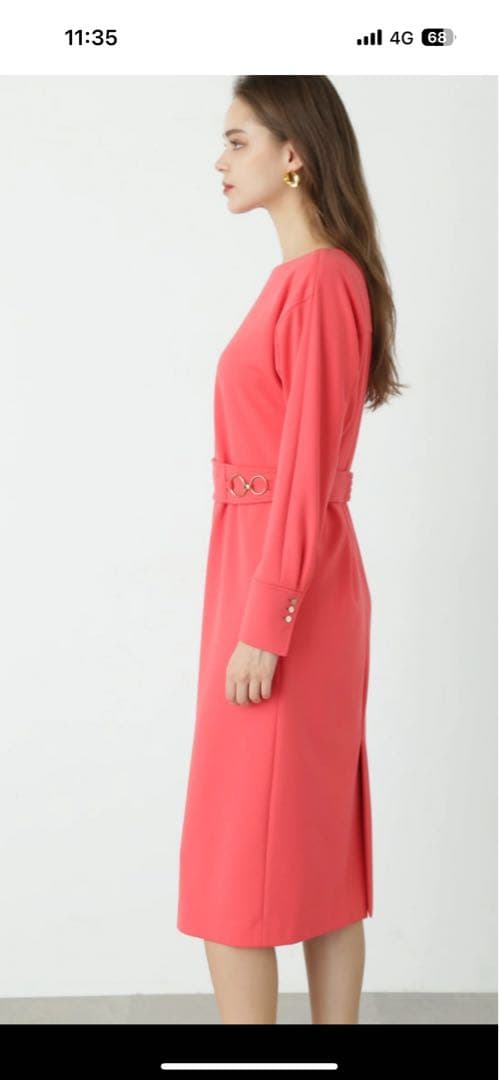 ピンキーアンドダイアン　ワンピース 長袖　36