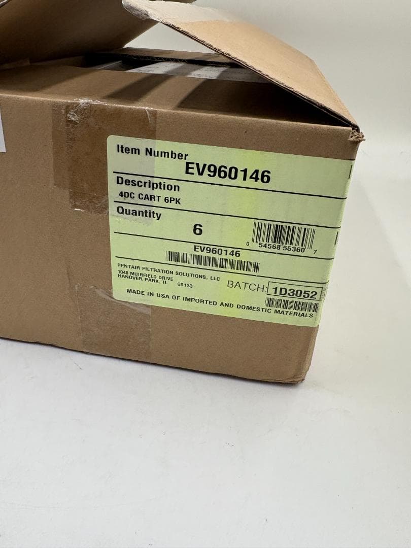 PENTAIR EVERPURE 4DC 浄水器カートリッジ 6本セット