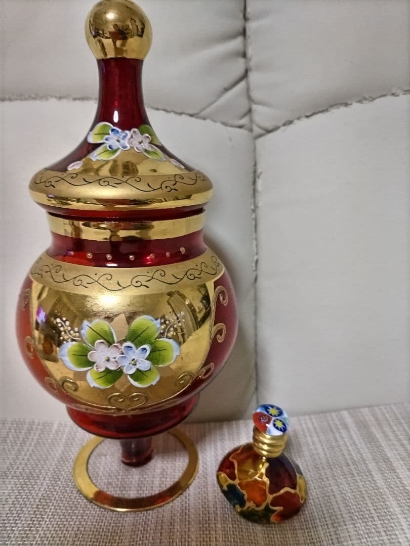 ベネチアンガラスキャンディポット