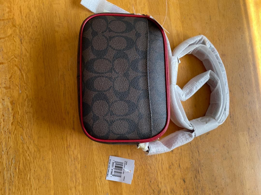 【新品未使用】COACH コーチ ミニ ジェイミー カメラバッグ シグネチャー