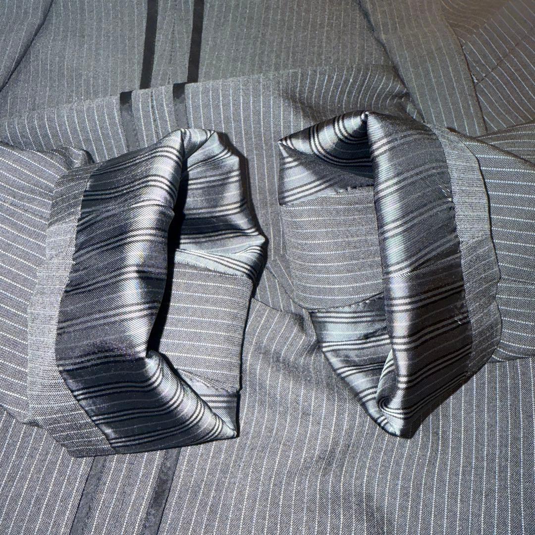 超綺麗 バーバリーブラックレーベルMスーツ シングル2B 春夏生地 再値引