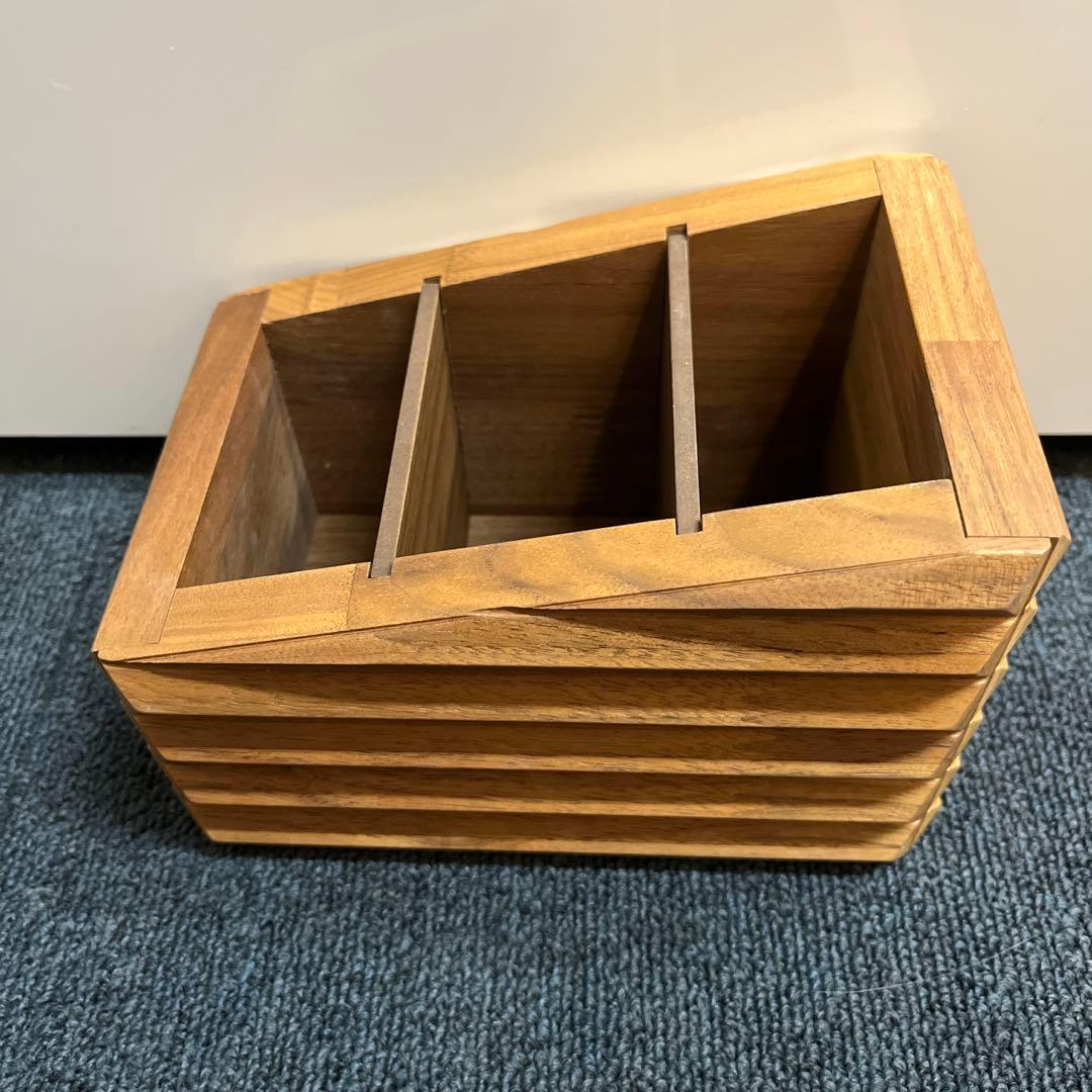 カリモク　リモコンスタンド　小物ケース　ウォールナット