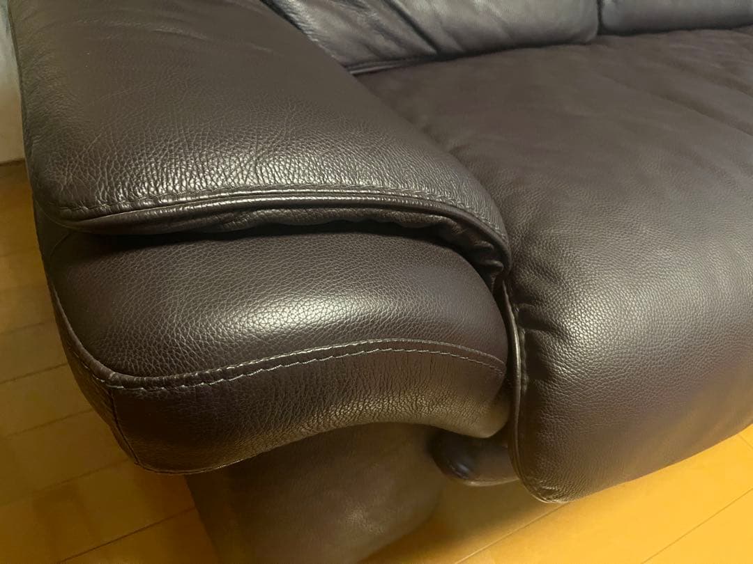 himolla / ヒモラ 3人掛けソファ　総革 ブラウンIDC大塚家具