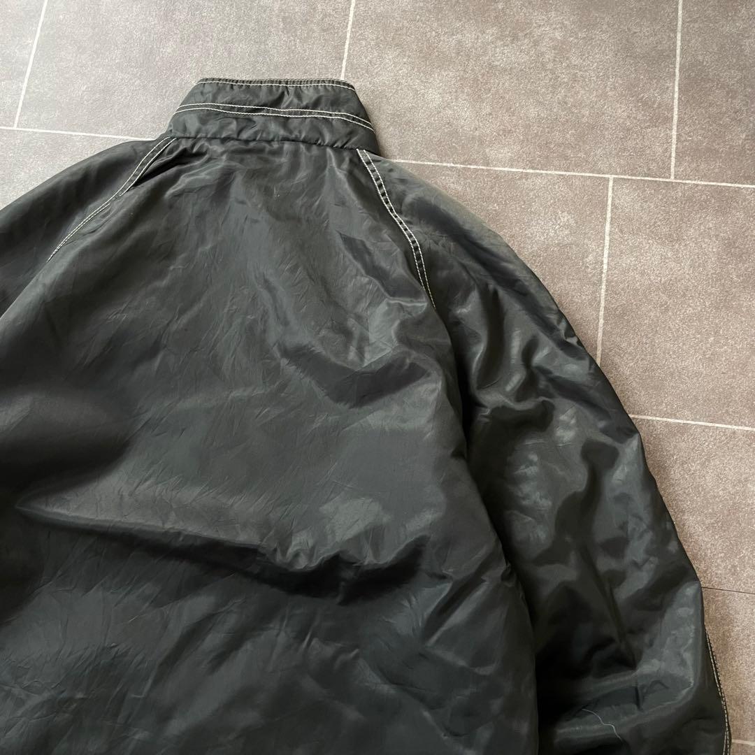 OLD ユーロ古着 ファイヤーマン 中綿 ナイロン ジャケット ブラック