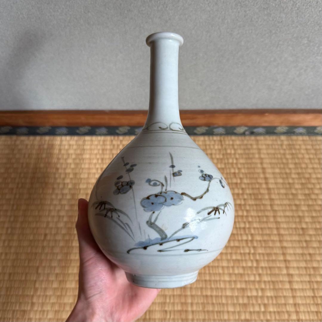 仙台藩 切込焼 染付 徳利 江戸時代 古伊万里 古砥部 古美術 骨董 民藝 民窯