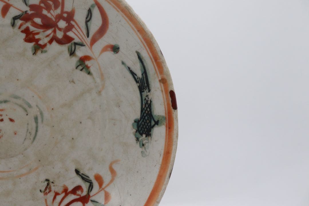 中国　明時代　呉須　大皿　アンティーク　送料込み250926