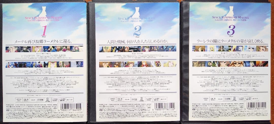 DVD 宇宙交響詩メーテル 銀河鉄道999外伝 全巻セット 松本零士 アニメ