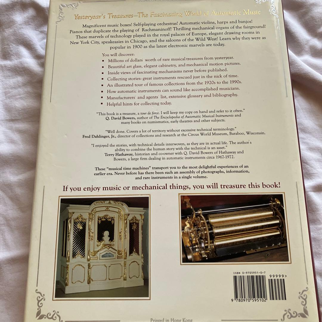 オルゴールと自動楽器の黄金時代　書籍　英語版