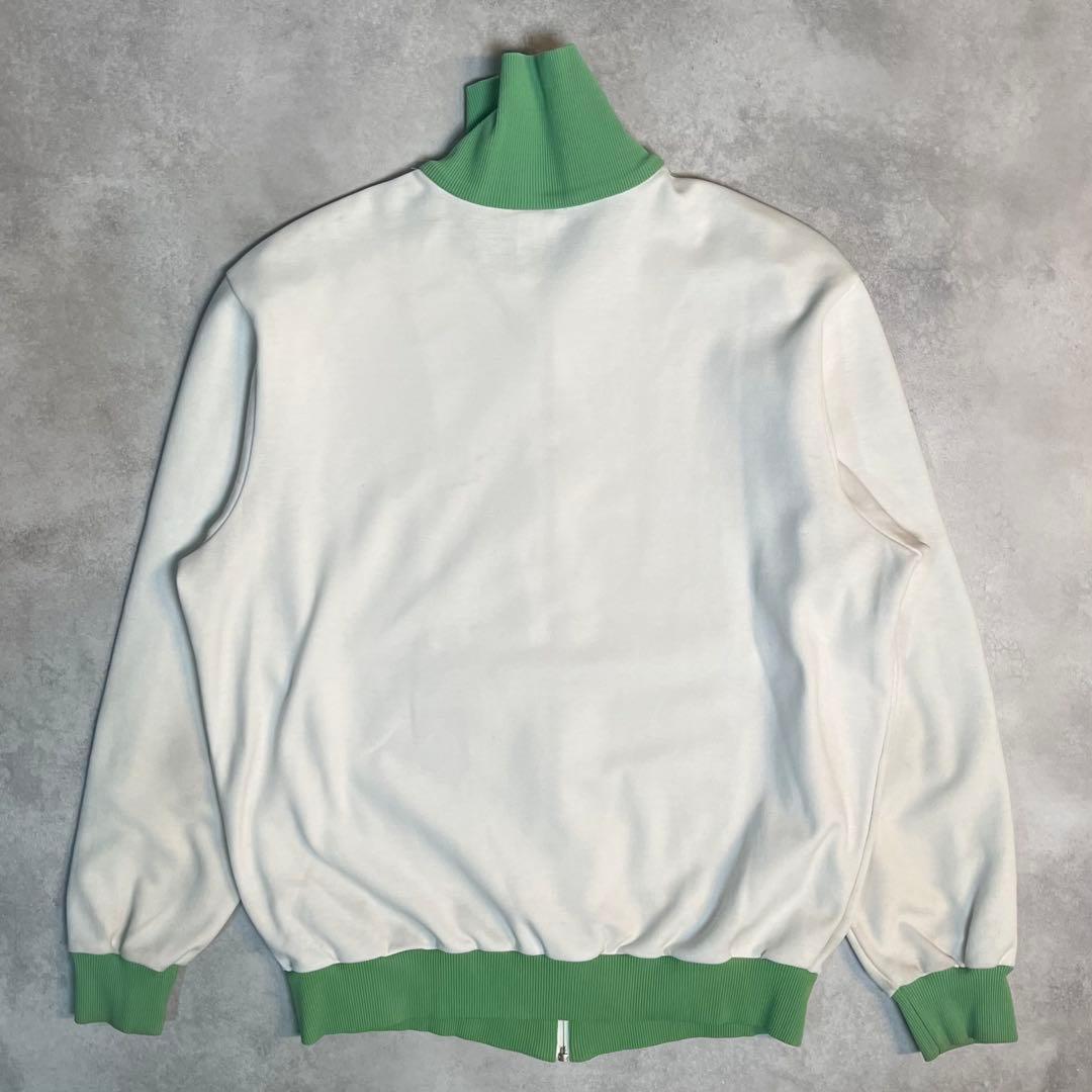 シ*3様 《希少カラー》70s アディダス デサント ジャージ 5号 白 グリー