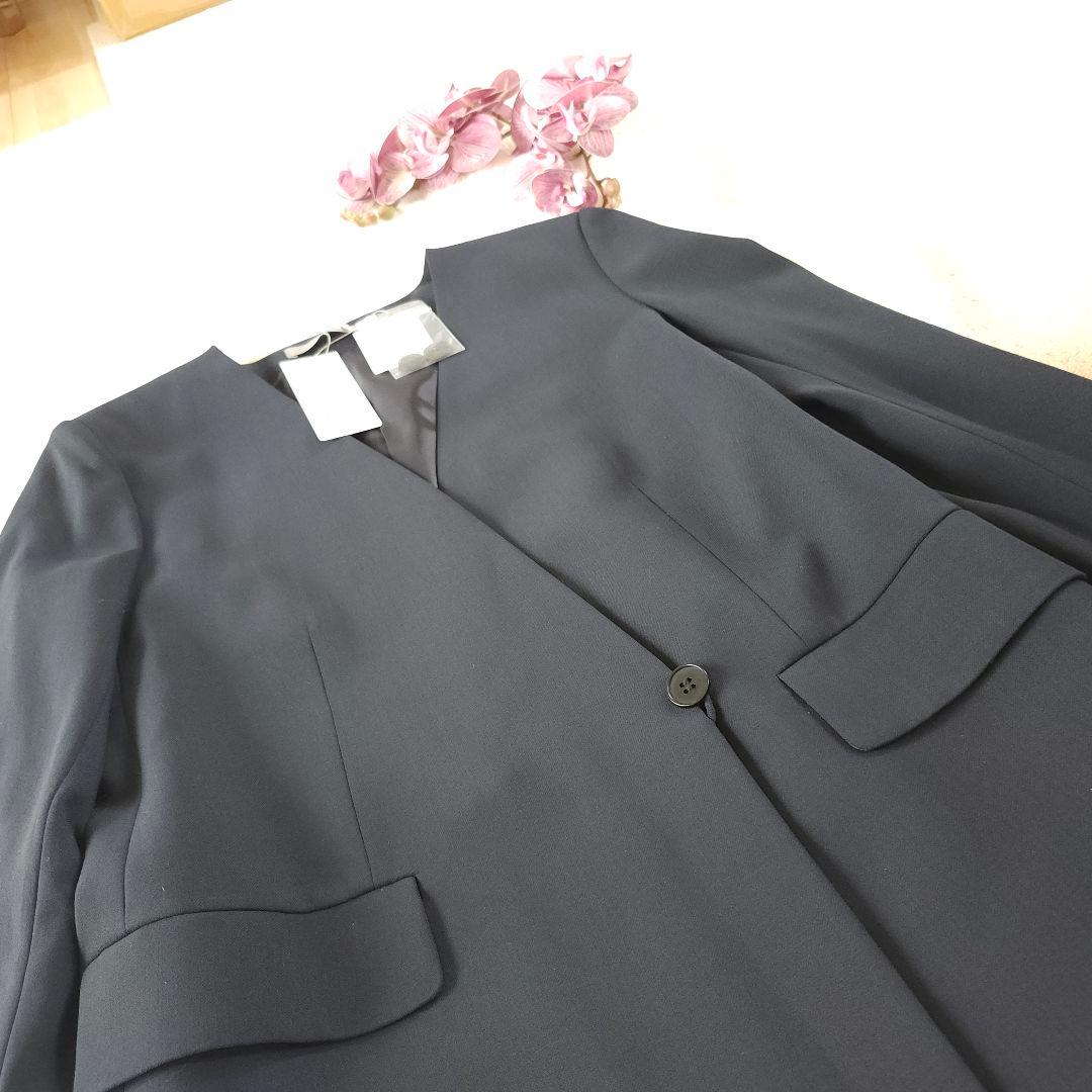 新品46200円Theory Luxeノーカラージャケット 日本製