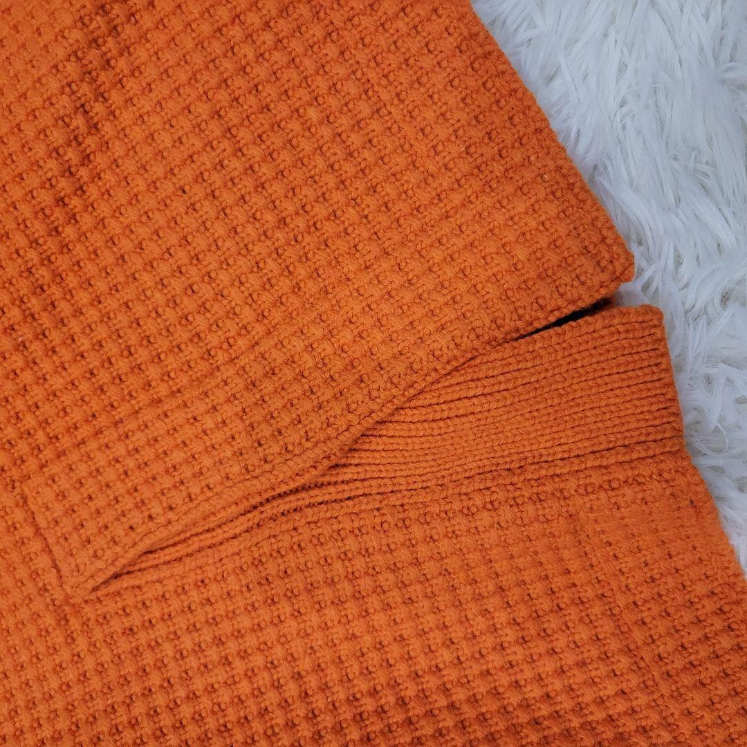 バーク　オレンジ　タグ付き　ニット　ガウン　ダッフルコート　ジャケット　高級感