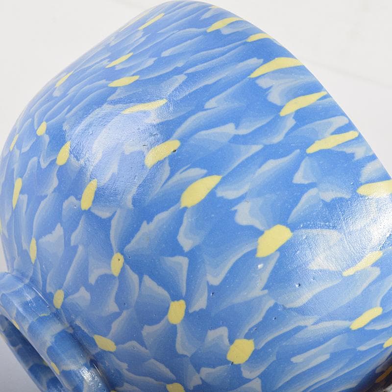 茶道具　瀬戸焼 更紗窯　長江哲男作　練上茶碗　共箱　V　6280