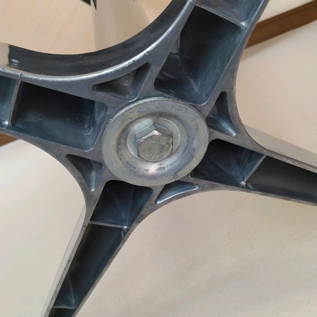 引き取り限定　ogre vamir ラウンドテーブル ホワイト系 韓国インテリア