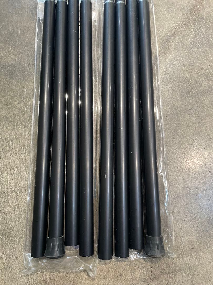 スノーピーク ウイングポール240cm ブラック2本セット売り