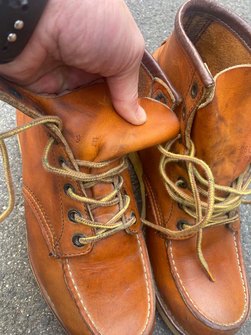 レッドウィング 875 アイリッシュセッター モックトゥ 縦羽タグ 9E 27㌢